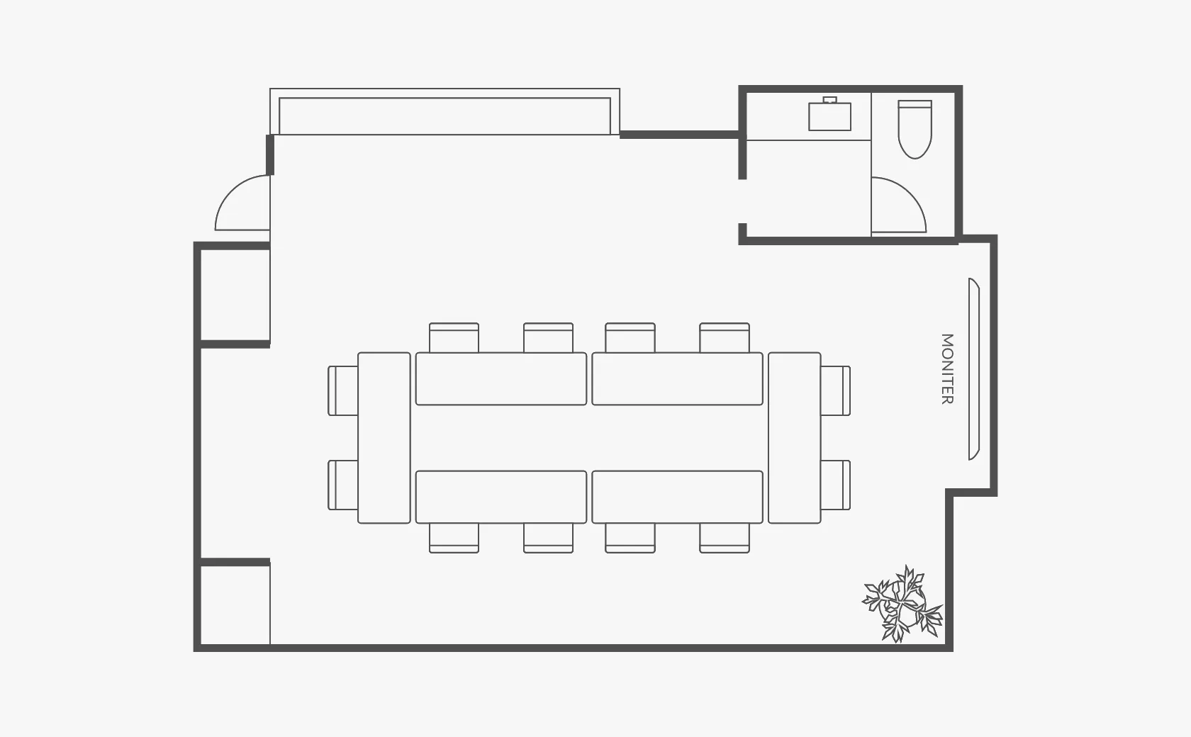 ミーティング 間取り図