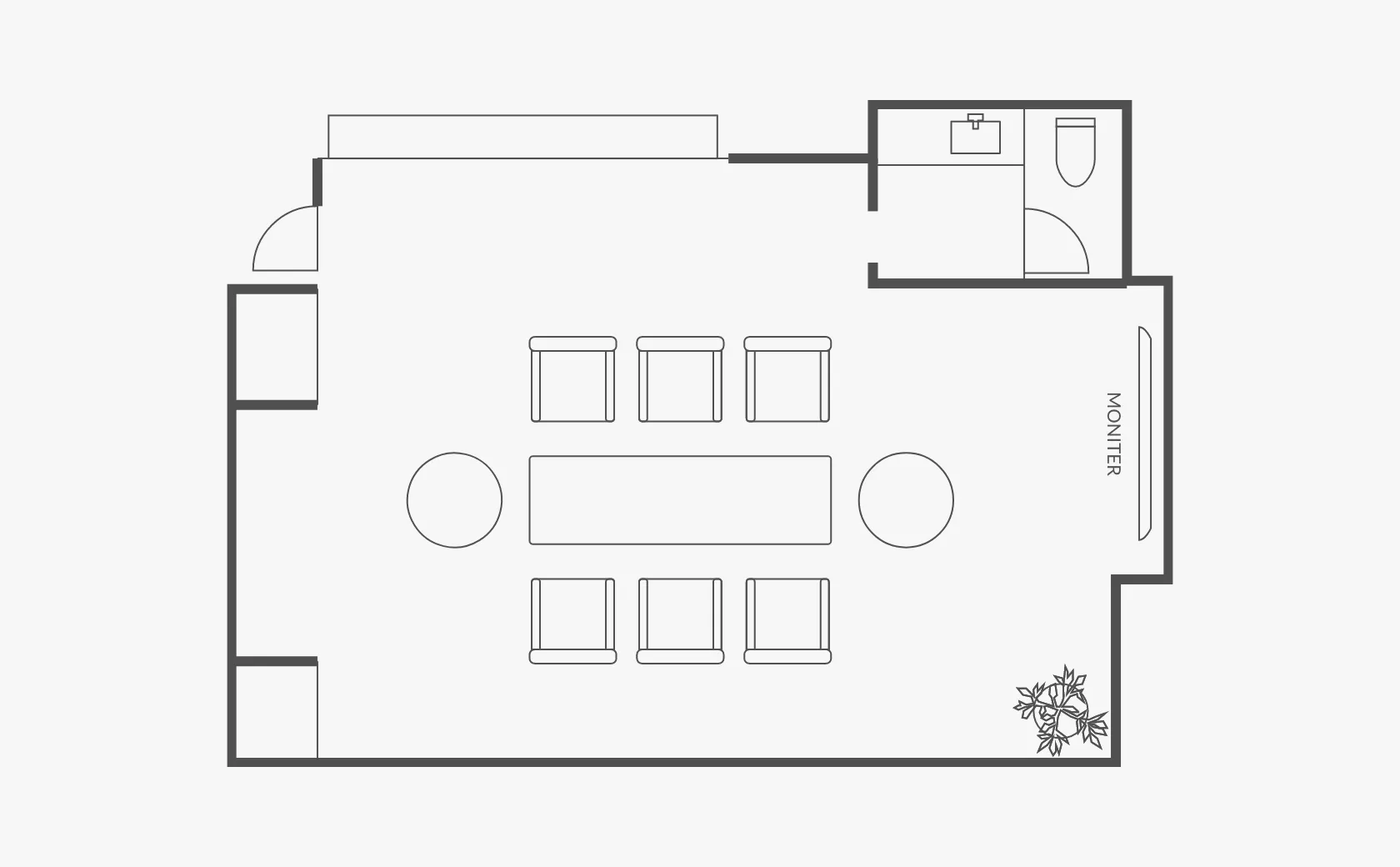パーティー 間取り図